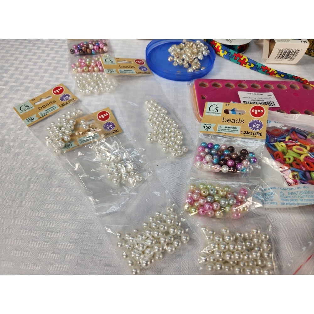 Lot of Mixed Craft Supplies New & Used Assorted Paint, Scrapbooking, Sewing Etc - Picture 12 of 13